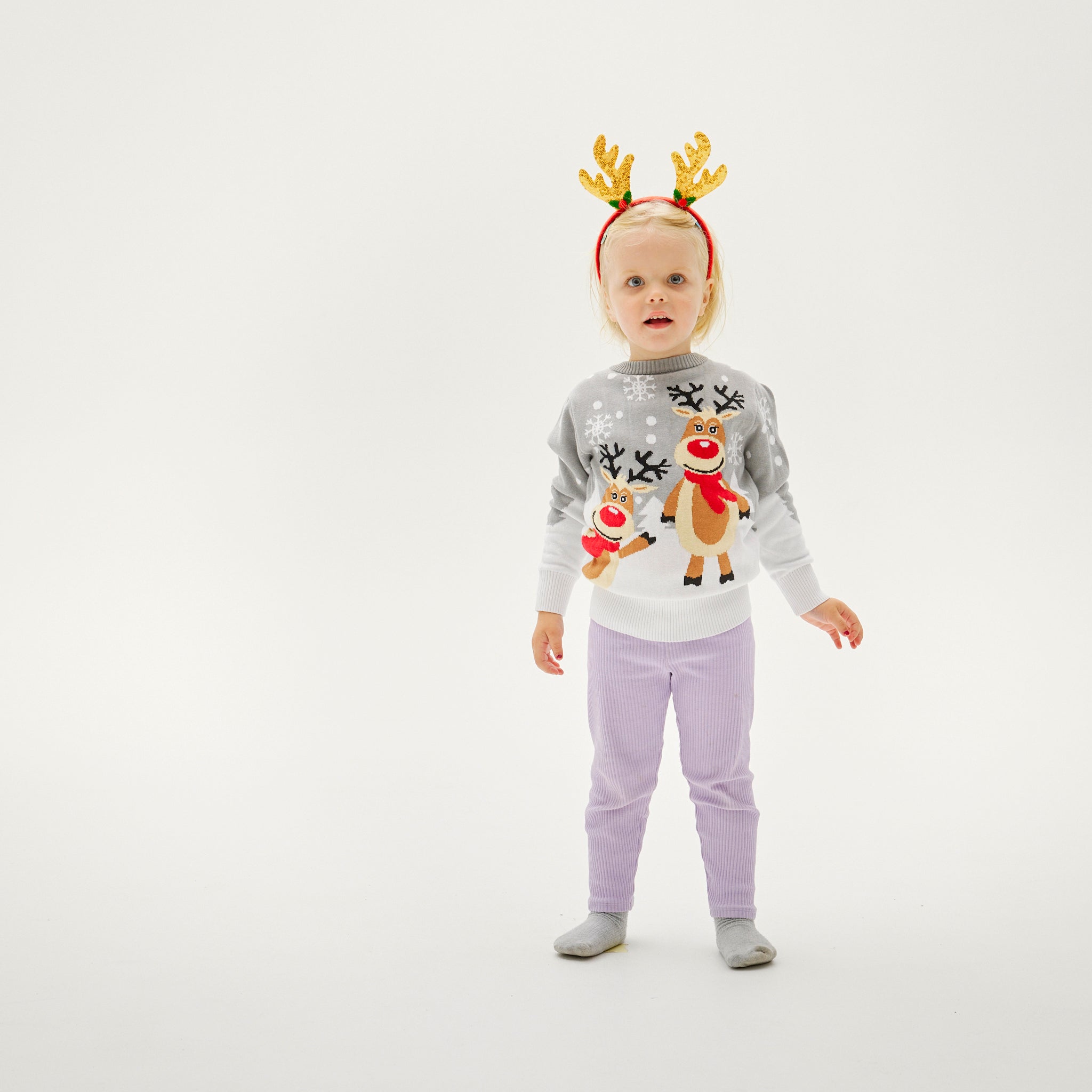Niedlicher Weihnachtspullover - Kinder.